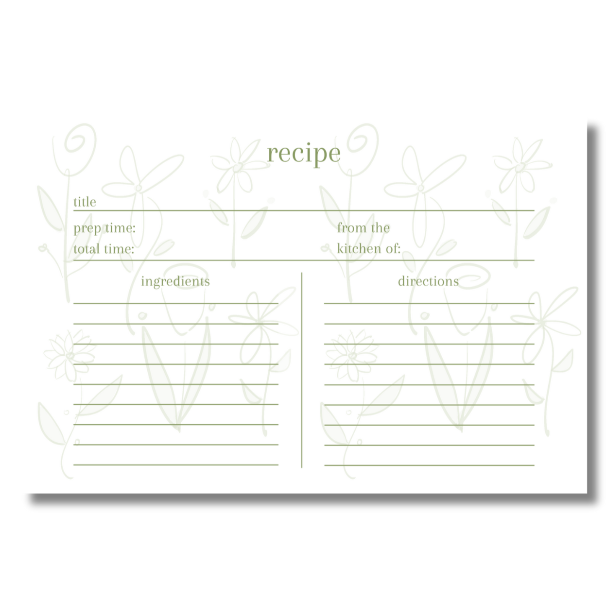Recipe Card