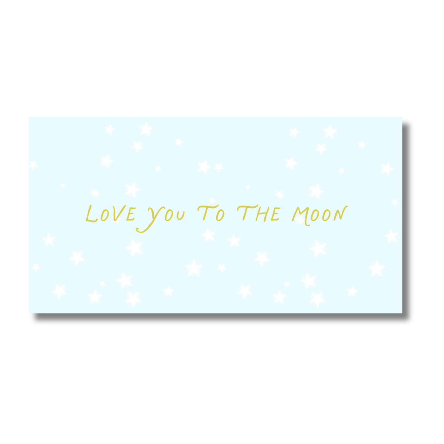 Love You To The Moon Gift Tag