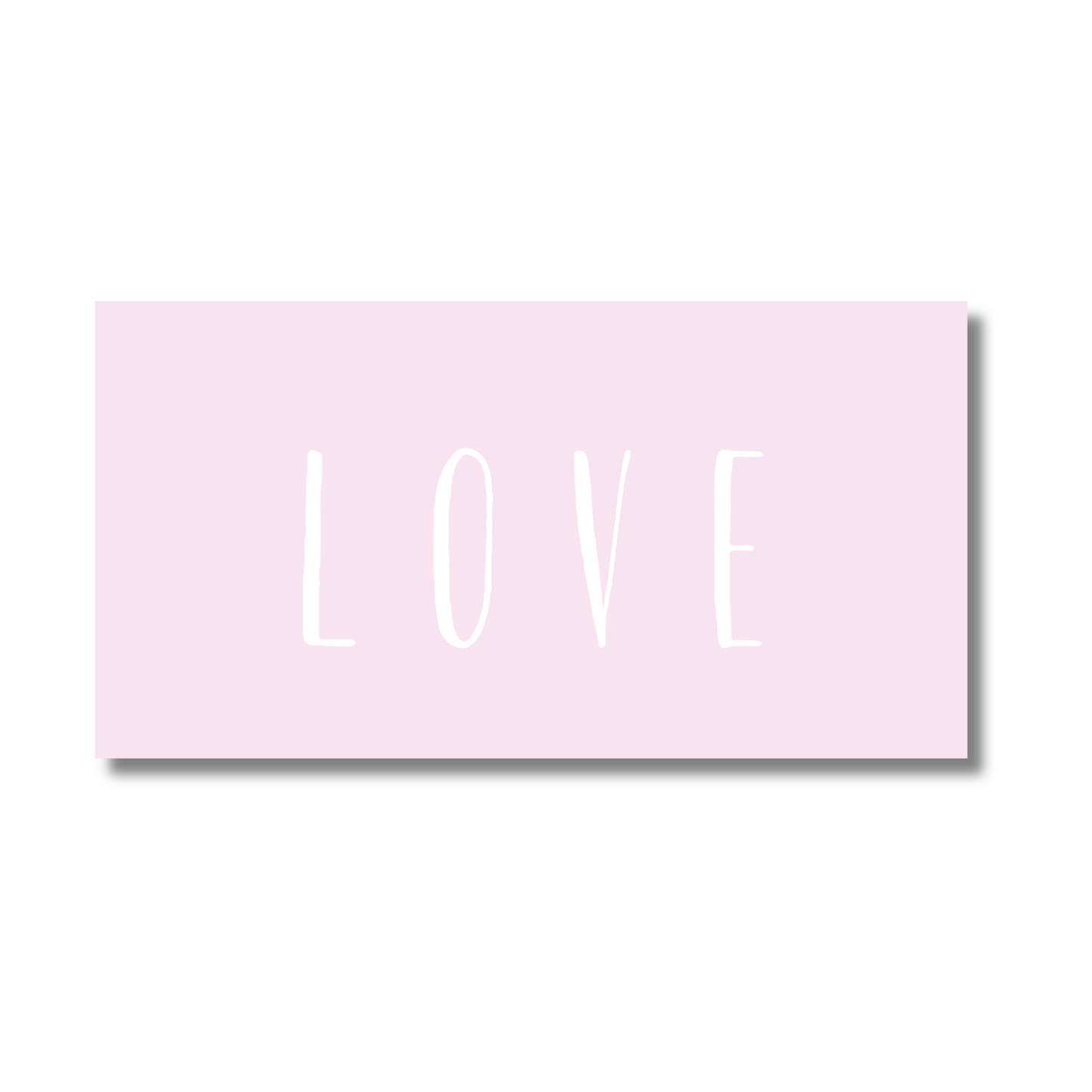 Simple LOVE Gift Tag