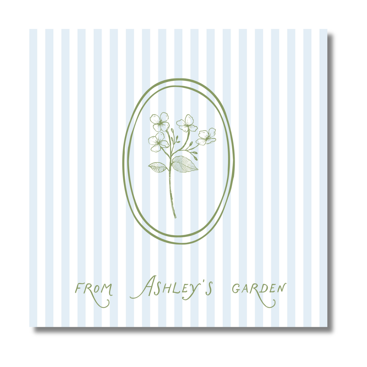 From the Garden no. 3 Gift Tag