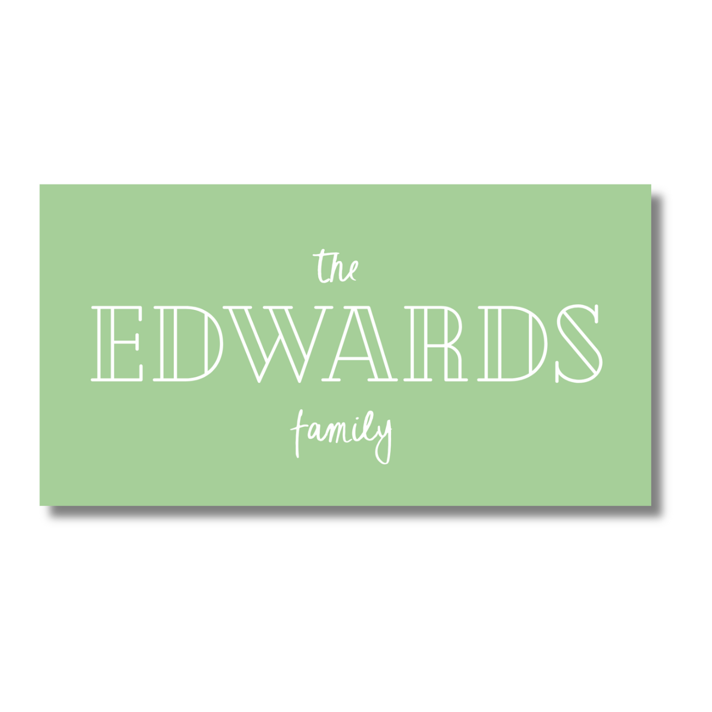 The Edwards Gift Tag