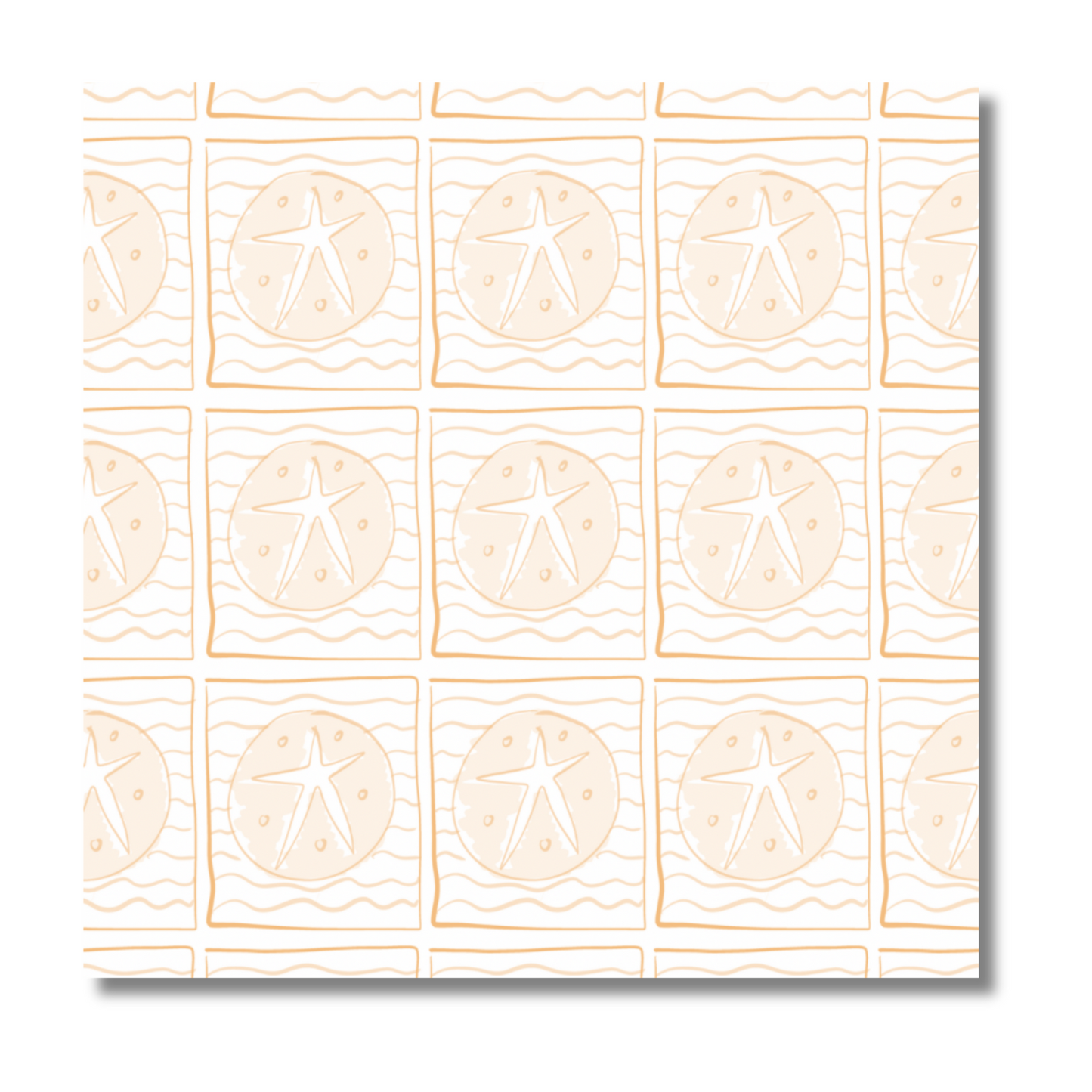 Sand Dollar Gift Tag